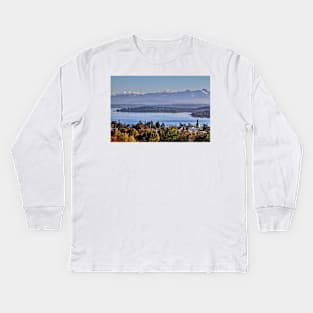 Lake Constance near Überlingen, Germany Kids Long Sleeve T-Shirt